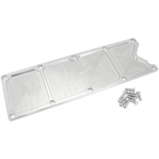 Aeroflow AF77-5015 GM LS1 Billet Valley Plate, Raw Finish Suit GM LS1 Series