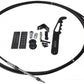 Aeroflow AF80-1000BLK Chute Release Cable Kit Black Handle 18 Feet Of Cable Kit