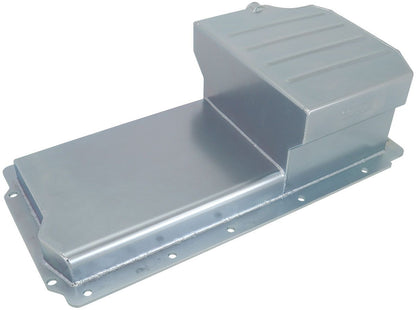 Aeroflow Performance Products AF82-2008 Fabricated GM LS Rear Sump Oil Pan with Oil Filter Attachment Holds 6.65 Litres, Extra Oil Filter Clearance