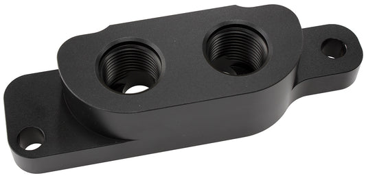 Aeroflow Performance Products AF82-2013 GM LS Oil Block Adapter suits Front/Rear Sump Pan
