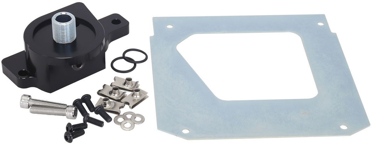 Aeroflow AF82-2015 Fabricated GM LS Front Sump Oil Pan with Oil Filter Attachment Holds 6.65 Litres, Extra Oil Filter Clearance