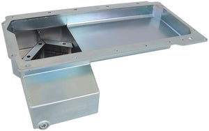 Aeroflow AF82-2015 Fabricated GM LS Front Sump Oil Pan with Oil Filter Attachment Holds 6.65 Litres, Extra Oil Filter Clearance