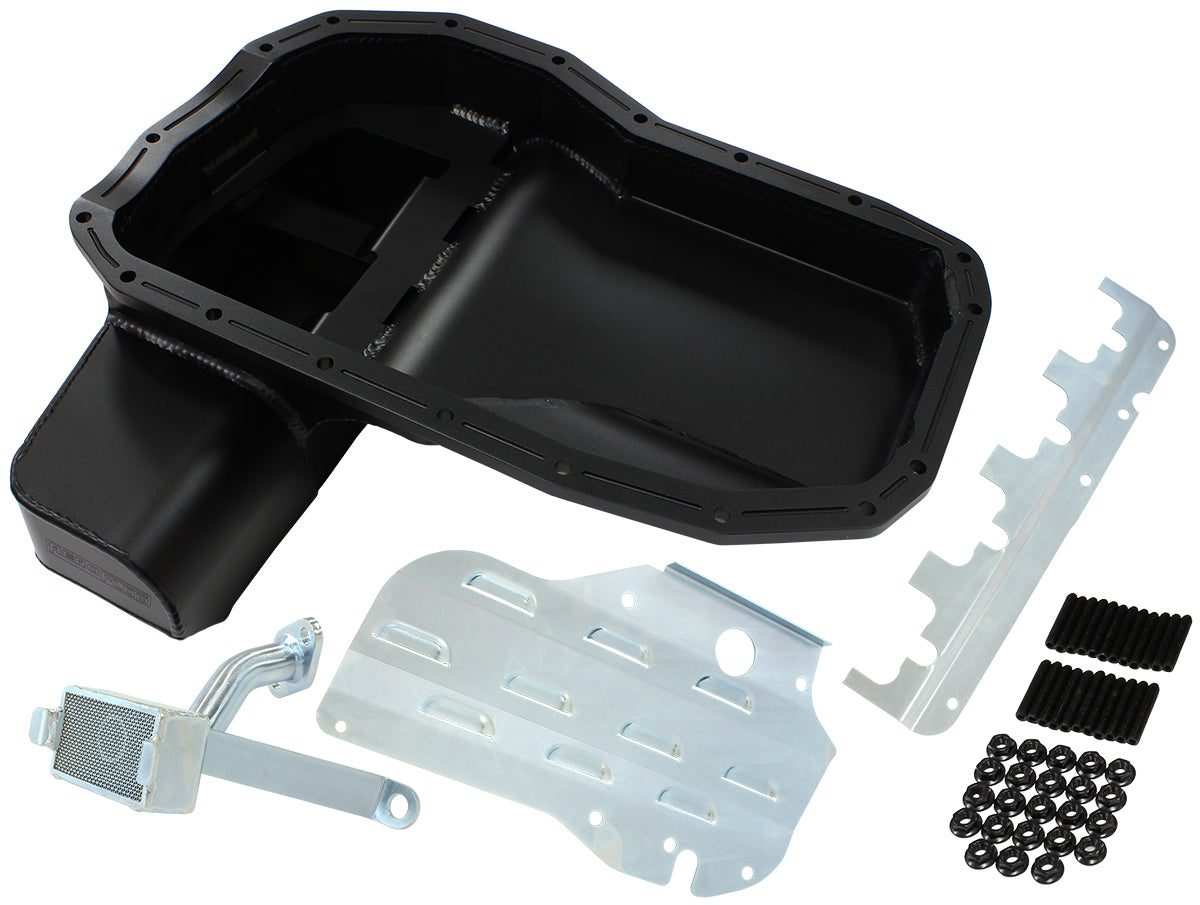 Aeroflow AF82-2018 Mitsu Evo 4 5 6 7 8 9 Racepan 6.1L Crank Scrap Baffle Picku