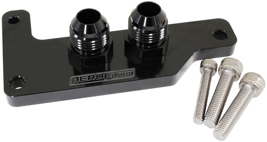 Aeroflow AF82-2030 Slimline Oil Block Adapter Suits GM LS Series