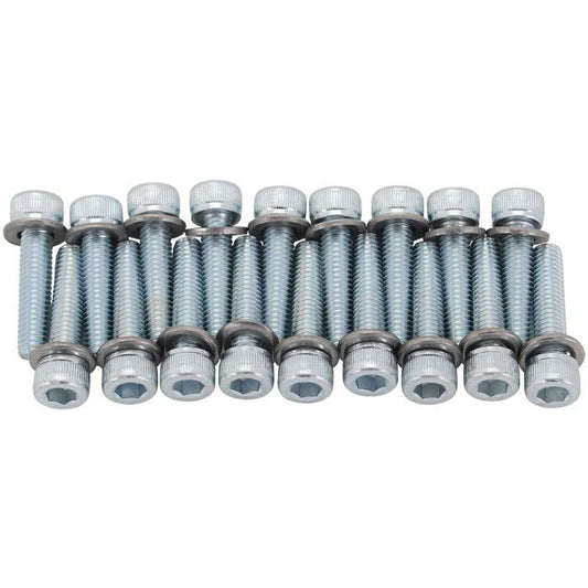 Aeroflow AF82-2073 GM 6L80 Transmission Oil Pan Bolt Kit M6 Steel Bolts, (pack of 16)