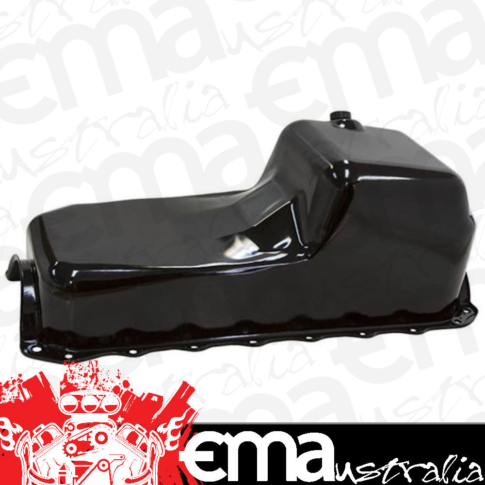 Aeroflow AF82-7002BLK Stock Holden V8 Oil Pan 253-308 Hq Style