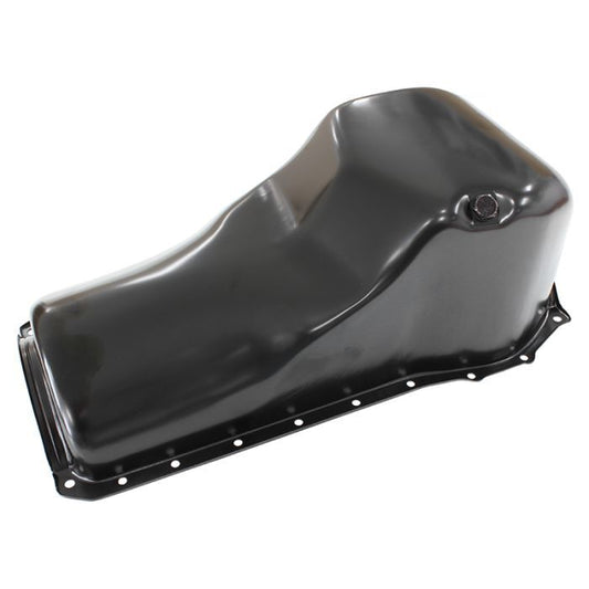 Aeroflow AF82-9343BLK Ford Cleveland Standard Replacement Oil Pan, Black Finish Suit Ford 302 and 351 Cleveland, 5.0L Capacity