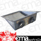 Aeroflow AF85-1000 Steel Sump Extension Weld-On 2 x -12ORB Female Port S