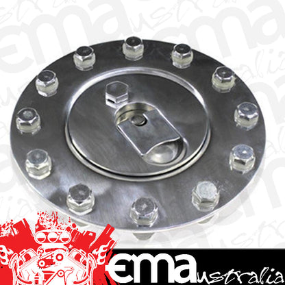 Aeroflow Performance Products AF85-2000 Billet Aluminium Fuel Cap Polished-Gasket-Bolts