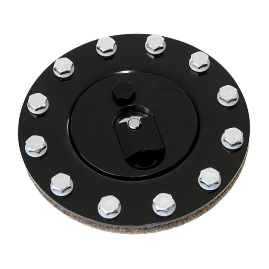 Aeroflow AF85-2000BLK Black Aluminium Fuel Cap *Anodised Black*-Gasket-Bolts
