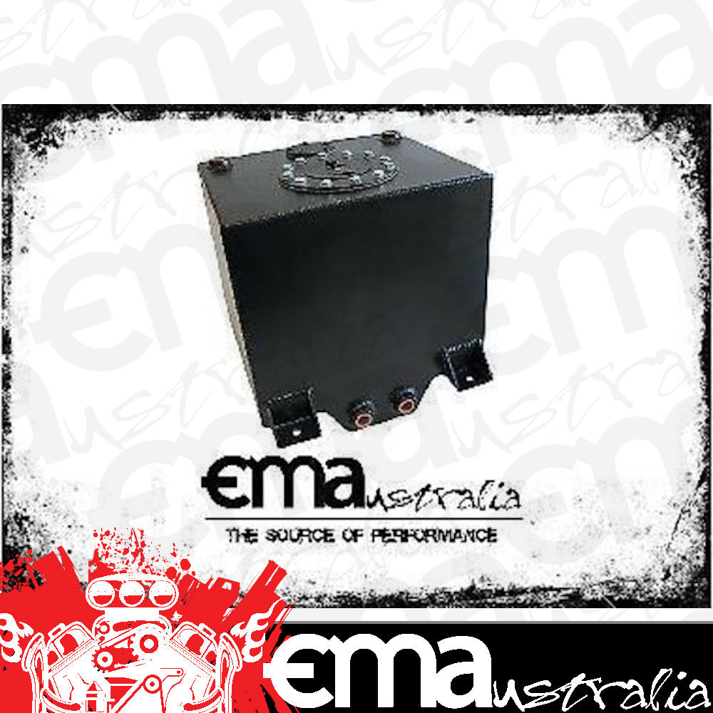 Aeroflow AF85-2050ABLK Black Alloy Fuel Cell 19 Litre5 Us Gallons with Cavity/Sump