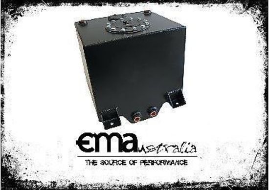 Aeroflow AF85-2050ABLK Black Alloy Fuel Cell 19 Litre5 Us Gallons with Cavity/Sump