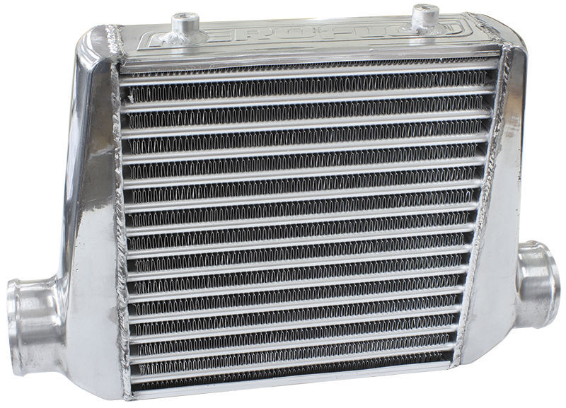 Aeroflow AF90-1002 280 x 300 x 76mm 3" In/Out Aluminium Intercooler Polished