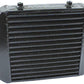 Aeroflow AF90-1002BLK 280 x 300 x 76mm 3" In/Out Aluminium Intercooler Black