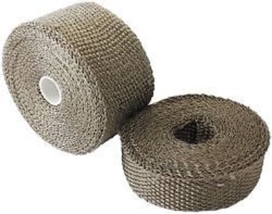Aeroflow AF91-3008 Exhaust Insulation Wrap1"x50Ft50 Foot Titanium Roll