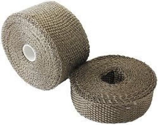 Aeroflow AF91-3008 Exhaust Insulation Wrap1"x50Ft50 Foot Titanium Roll