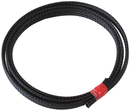 Aeroflow AF91-7550 1/4" 7.6 Meter Heat Flex Braid Black Tight Weave High Coverag