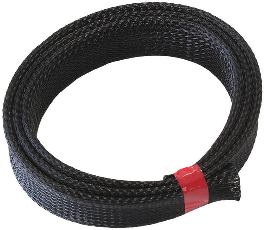 Aeroflow AF91-7552 1" 7.6 Meter Heat Flex Braid Black Tight Weave High Coverag