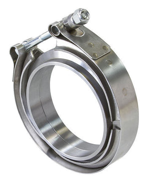 Aeroflow Performance Products AF92-5000SS 5" V Band Clamp Kit 2 x Weld Rings & 1 x Stainless Clamp