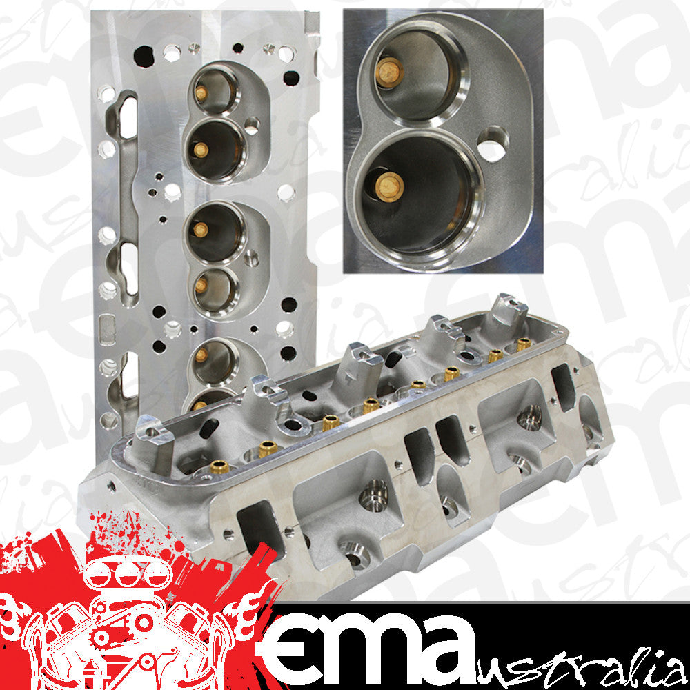Aeroflow AF95-0318 Sb Chry 318 360 *(Pair)* Bare Alloy Cylinder Head 176CC 65CC