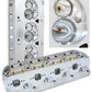 Aeroflow AF95-0361 SBF 200cc CNC ALLOY HEADS BARE58cc CHAMBERS, 2.08"/1.60"