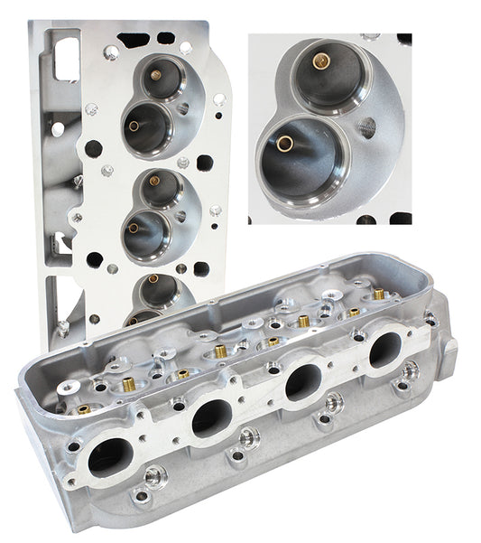 Aeroflow AF95-0427 BBC 396 427 454 *(Pair)* Bare Alloy Cylinder Heads 315CC