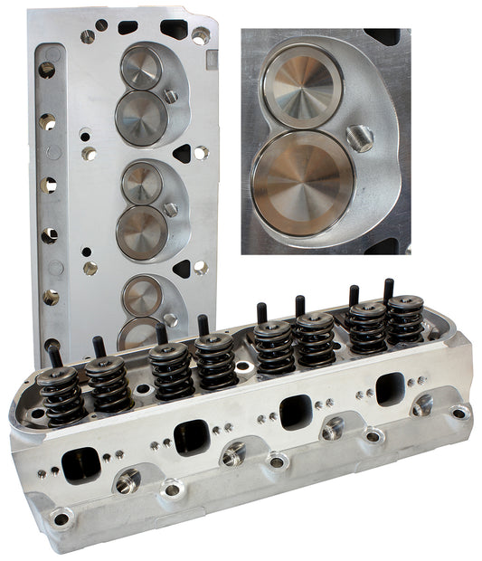 Aeroflow AF95-2360 SBF 205CC Aluminium Heads Asseassemb. Alloy Cylinder Heads