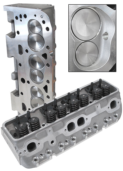 Aeroflow Performance Products AF95-2400 SBC 350 400 *(Pair)* Assemb. S/P Alloy Cylinder Heads 210CC