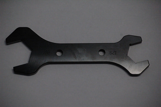 Aeroflow Performance Products AF98-2004-1-16 ALUMINIUM AN DOUBLE ENDED WRENCH -12AN & -16AN BLACK 12