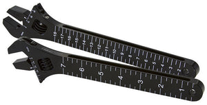 Aeroflow AF98-2038BLK Adjustable Spanner Wheelie Black Large For Up to -12 Bnut
