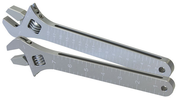 Aeroflow AF98-2039S Adjustable Wrench Grip Spanner1 x Small & 1 x Large Shorty
