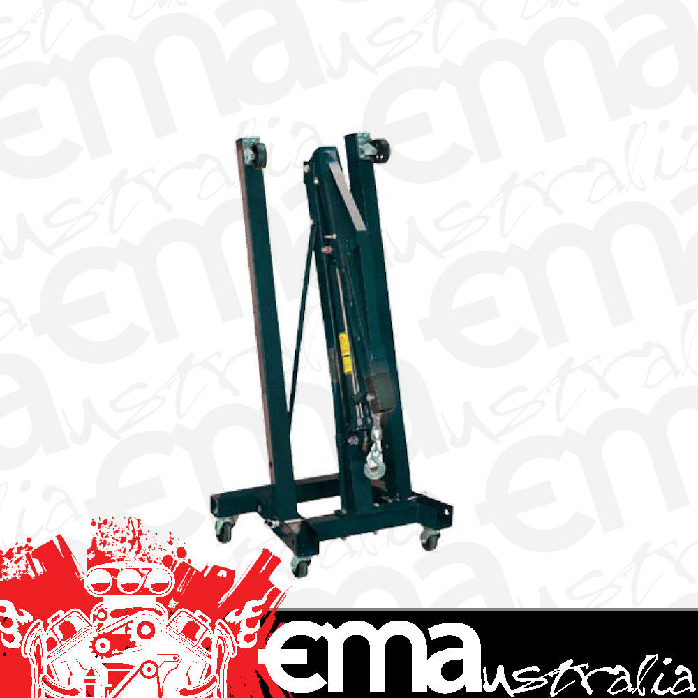 Aeroflow AF98-2042 2 Tonne Engine Hoist Crane Foldable Black Heavy Duty