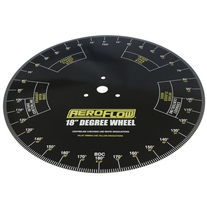 Aeroflow AF98-2121 Pro Camshaft Degree Wheel 18" Universal Degree Wheel