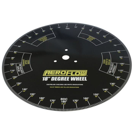Aeroflow AF98-2121 Pro Camshaft Degree Wheel 18" Universal Degree Wheel