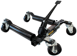 Qwik-Lift Ratchet Vehicle Positioning Jack (Single) (For Wheel/Tyre Combinations up to 12" Wide (Max. Capacity 1500lbs/680kg))