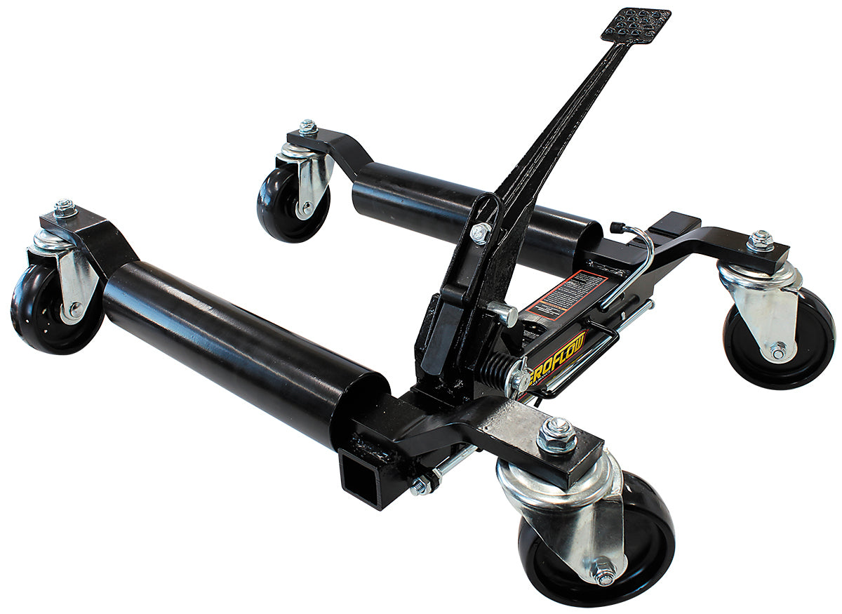 Qwik-Lift Ratchet Vehicle Positioning Jack (Single) (For Wheel/Tyre Combinations up to 12" Wide (Max. Capacity 1500lbs/680kg))