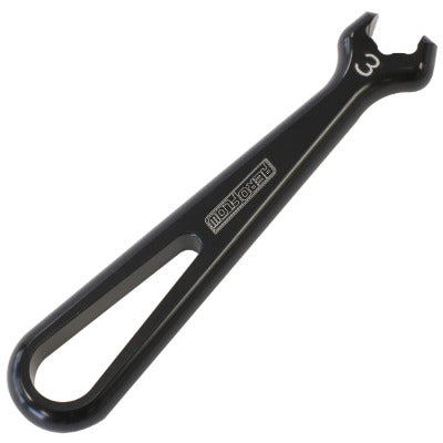 Aeroflow AF98-2255-1-03 ALLOY PRO WRENCH SINGLE -3AN BLACK SINGLE -3AN PRO WRENCH