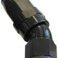 Aeroflow 100 & 450 series braided hose 30 Deg End -10AN Black Full Flow Taper Style Aeroflow Performance Products AF197-10BLK