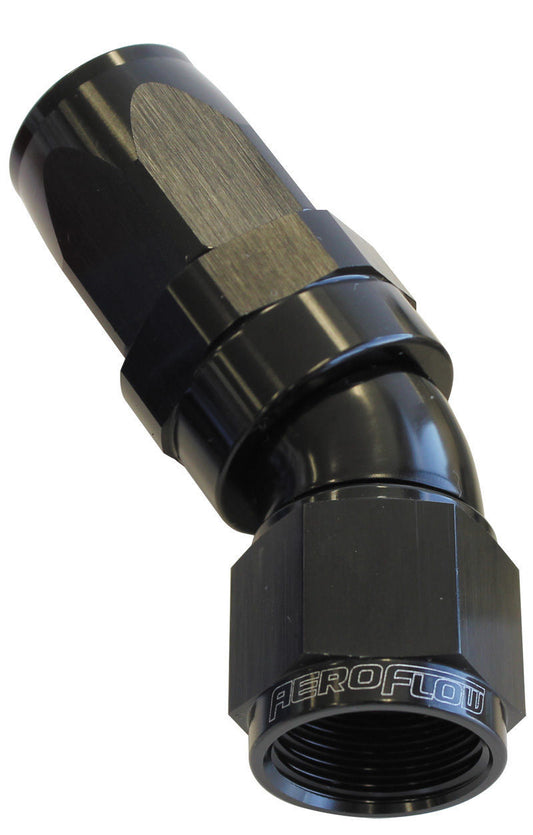 Aeroflow AF197-12BLK 30 Deg Hose End -12AN Black Full Flow Taper Style