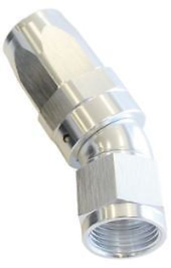 Aeroflow AF197-16S 30 Deg Hose End -16AN Silver Full Flow Taper Style