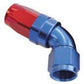 Aeroflow AF198-06 60 Deg Hose End -06AN Blue Full Flow Taper Style