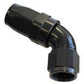 Aeroflow AF198-10BLK 60 Deg Hose End -10AN Black Full Flow Taper Style