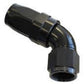 Aeroflow AF198-16BLK 60 Deg Hose End -16AN Black Full Flow Taper Style