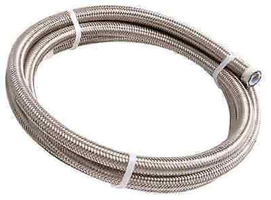 Aeroflow Performance Products AF200-03-1M SS PTFE Braided Hose -3AN 1M Clamshell Pack 6.8mm OD