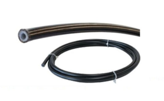 Aeroflow AF200-03-1MBLKC SS PTFE Braided Hose -3AN 1M Clamshell Pack 6.8mm OD