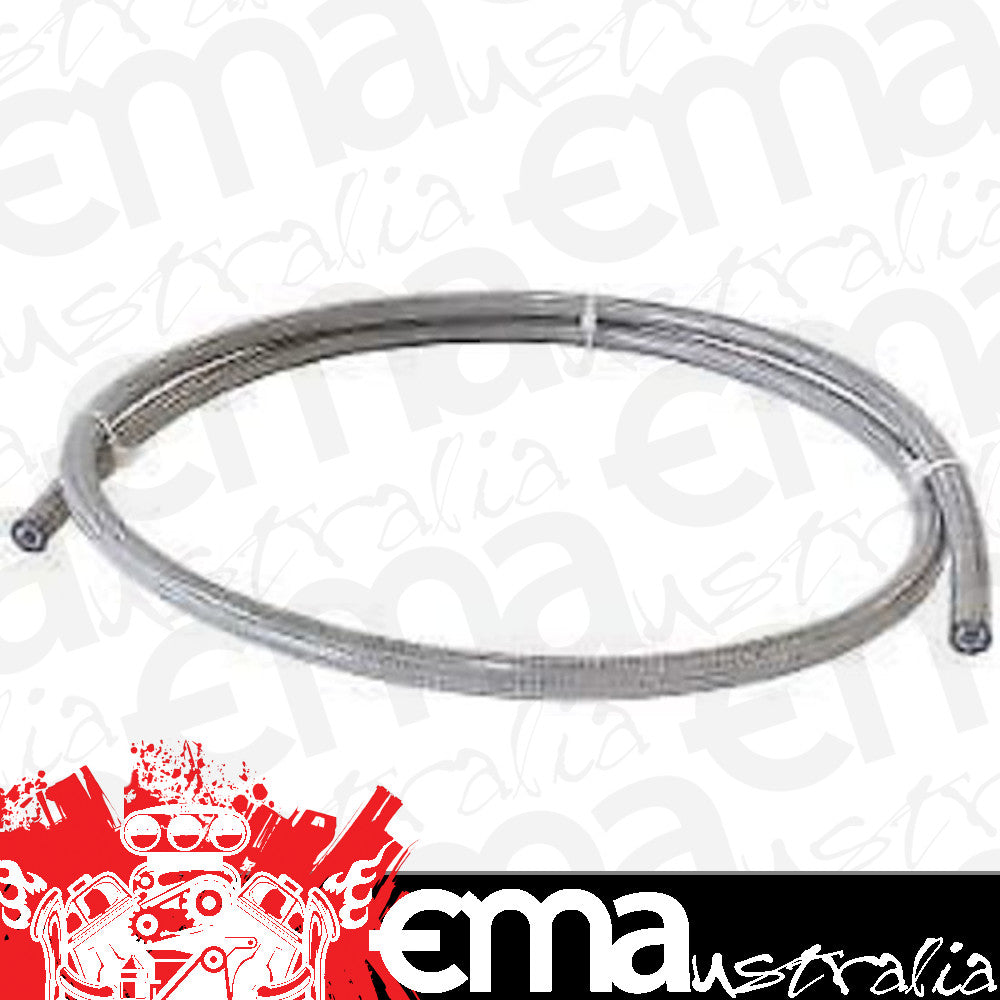 Aeroflow AF200-03-2MCC SS PTFE Braided Hose -3AN 2M Clamshell Pack 6.8mm OD