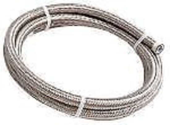 Aeroflow Performance Products AF200-06-30M SS PTFE Braided Hose -6AN 30M Clamshell Pack 11.3mm OD