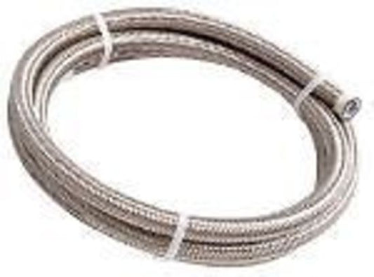 Aeroflow AF200-06-6M SS PTFE Braided Hose -6AN 6M Clamshell Pack 11.3M OD
