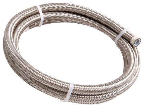 Aeroflow AF200-08-6M SS PTFE Braided Hose -8AN 6M Clamshell Pack 13.2mm OD