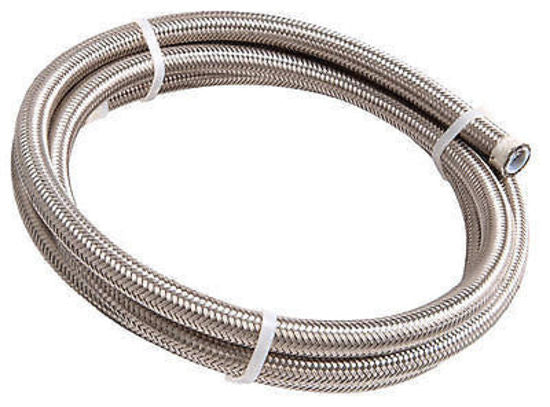 Aeroflow AF200-10-2M SS PTFE Braided Hose -10AN 2M Clamshell Pack
